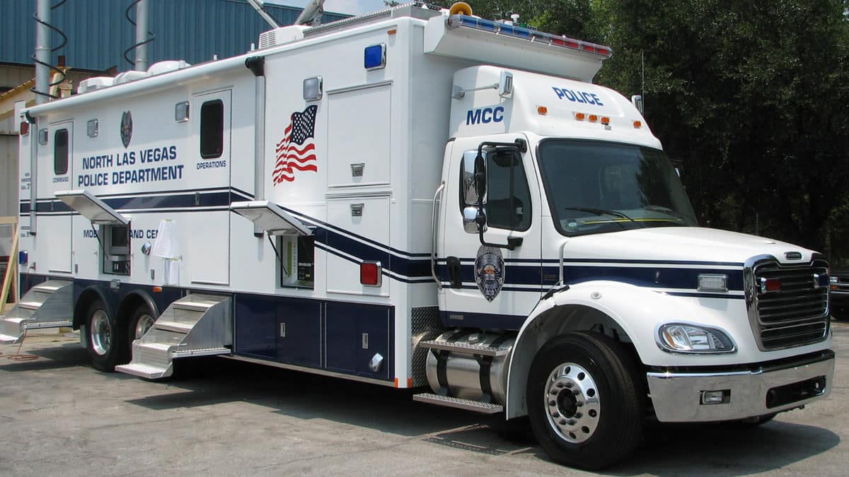 North Las Vegas Police Department - Mobile Command Vehicles Homeland Security Military Medical ...